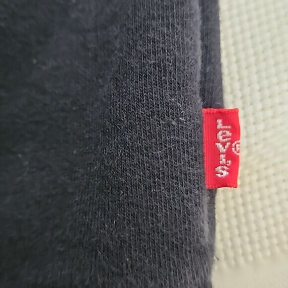 Levi's Girl Signature Logo Long Sleeves Sweater Large 10/12 Years Old Black/Red - Picture 8 of 16